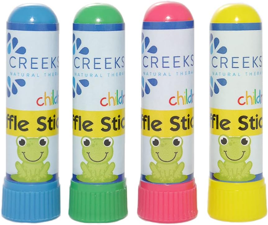 Creekside Naturals Sniffle Sticks, On-The-Go Portable Nasal Inhalers, Pocket-Sized, Aromaterapi med naturliga essentiella oljor
