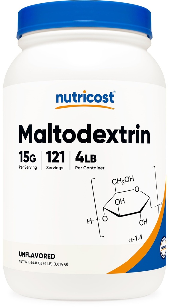 Nutricost Maltodextrin Powder 4LBS - Glutenfri, icke-GMO