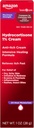 Grundläggande vård Maximal styrka Anti-Itch Cream, Hydrocortisone 1 procent Intensiv Healing Formel, Itch Relief för Bug Bites, Eczema, Psoriasis, Poison Ivy, Oak och Sumac, 1 uns (Pack av 1)