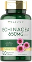 Carlyle Echinacea | 650mg | 120 kapslar | Vegetarisk, icke-GMO & Gluten fri tillägg