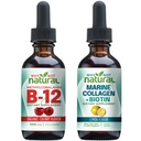 Varför inte naturliga organiska B12 droppar och flytande Marine Collagen med Biotin