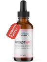 Progest MAXX Progesteron Oil, Natural Bioidentical Progesteron för kvinnor, Hot Flashes & Menopause Support, 2oz Bottle - Sex månaders leverans