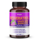 Resveratrol med Grape Seed + Quercetin Berberine + Milk Thistle Powerful Anti-Aging - USA Made & Tested (150-dagars Supply (Pack of 1))