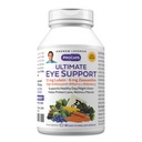 ANDREW LESSMAN Ultimate Eye Support 60 Softgels - 12mg Lutein, 6mg Zeaxanthin, Bilberry, Key Nutrients för att stödja ögonhälsa och främja hälsosam vision. Inga tillsatser. Lätt att svälja mjukglar