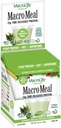 MacroLife Naturals MacroMeal Vegan Vanilla Superfood Supplement Powder Protein + Greens, Probiotika, Digestive Enzymes, Fiber - Energi, Detox, Immune - Non-GMO, Gluten-Free- 10 Packet Servings