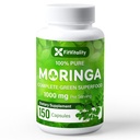 Moringa Capsules | 150 kapslar | Moringa Oleifera | 10 000 mg | 100% ren och naturlig | Icke-GMO och Gluten fri tillägg | Komplett grön superfood | Moringa Leaf extrakt pulver