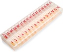 Stor Pill Organizer Månatliga 32-komponenter - 30-dagars Pill Organizer 1 gång per dag, stor kompartmentbox för mediciner, BPA-fri plast, flyttbart lock för lätt laddande medicin, vitaminer, klar