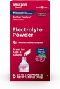 Grundläggande vård Electrolyte Powder Packets för barn & vuxna, Cherry Flavor, 6 räkning (Pack av 1)