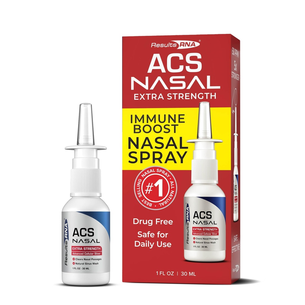 Resultat RNA - ACS 200 Nasal Extra Strength - Den mest effektiva Nasal Wash tillgänglig. Clears Nasal Passages hjälper dig att andas djupt, dag och natt. Clinically Proven. Doctor Recommended (30 portioner)
