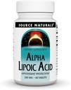 Källa Naturals Alpha Lipoic Acid 200 mg Stöder Hälsosam Sugar Metabolism, Liver Function & Energy Generation - 60 tabletter