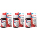 Dona Crystalline Glukosaminsulfat, 750 Mg, gemensamma tilläggspiller för Knee Comfort & Joint Health Support, 750 Mg, 60 Count (3 Pack)