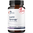 Design för hälsa 5-HTP 50mg med vitamin B6 (P-5-P) - 5-HTP Synergy 50 mg Supplement - Serotonin Precursors för att hjälpa till att stödja hälsosamt humör + aptit (90 kapslar)