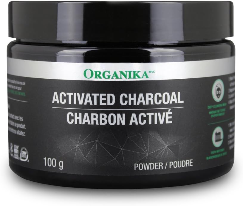 ORGANIKA Charcoal Powder aktiverat, 100 GR