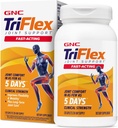 GNC TriFlex Fast-Acting 2.0, förbättrar gemensam komfort och styvhet, kliniska styrka doser av glukosamin/Chondroitin och Boswellia- Plus gurkmeja, 120 Caplets