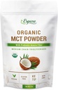 Organisk MCT Powder - USDA Certiifed Organic; med Prebiotic Acacia Fiber; 4 oz