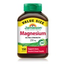 Jamieson Magnesium 250 mg, 150 caplets värdestorlek