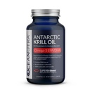 100% Pure Krill Oil 1000mg, Omega 3, Högsta koncentration 56% Fosfolipider, Choline & Astaxanthin, Hållbar Antarktis SuperbaBoost, DHA, EPA, Hjärta, Hjärna, Eye & Skin Care, No Fish Oil