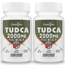 TUDCA Lever Supplements 2000mg - Stark Bile Salts Support Liver Detox & Cleanse - Lever och Gallbladder Health Formel-Easy att svälja tabletter-60 dagar Supply