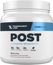 Transparent Labs Post - Post-Workout Recovery Muscle Builder med L-Glutamine, Beta-Alanine och BetaPure Betaine Anhydrous för Muscle Recovery och Muscle Building - 30 Servings, Strawberry Lemonade