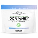 Muskelfesten 100% Grass Fed Whey Protein Powder, All Natural Hormone Free Paure Raised Whey Protein Powder för kvinnor och män- Whey Concentrate, Isolate & Hydrolyzed Protein Powder Blend- Osmakad, 2lb