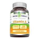 Fantastiska formler Vitamin A 10000 IE Supplement | som Retinyl Palmitate | 3000 Mcg | Softgels | Non-GMO | Gluten Free | Made in USA (1 Pack, 250 Count)