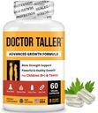 NuBest Doctor Taller - Bone Strength Supports, Enhance Immune System - Keto med Calcium, Vitamin D3, Vitamin K2, Aminosyror och örter för barn (8 +) - 60 Vegan kapslar | 1 månads leverans