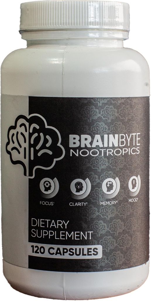 All-in-One Nootropic Supplement för Män & Kvinnor | Koffeinfri fokus med L-Theanine & Phosphatidylserine (120 greve)