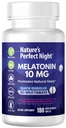 Naturens perfekta natt | Melatonin 10mg | 180 Snabbupplösta tabletter | Naturblandad Berry smak | Hög styrka | Sugar Free | Vegan | Glutenfri | Värdestorlek