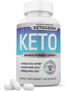 Ketogenix Keto Pills 1275MG New & Improved Formel innehåller Apple Cider Vinegar Extra Virgin Olive Oil Powder Green Tea Leaf 60 kapslar