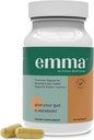 Emma Gut Health - Gas och Bloating Relief, förstoppning, Leaky Gut Repair - Gut Cleanse & Restore Digestion - Regulera tarmrörelse. Probiotika och laxerande alternativ, 60 kapslar