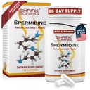 Shrink Spermidine Supplements Skin & Anti-Aging Support - 120 Vegan Caps 100% naturlig polyamin för män och kvinnor, övergripande Wellness - Non-GMO, USA Made - med High Spermidine, Zinc & Thiamin