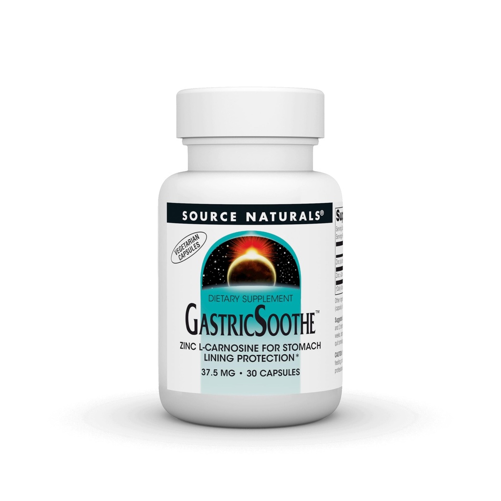 Källa Naturals GastricSoothe Zink L-Carnosine * - 30 Veggie Caps