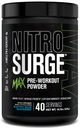Jacked Factory Nitrosurge Max High Performance Pre Workout Powder - Pre Workout w / Nootropic Ingredients for Intense Focus, Pumps, Smooth Energy, Endurance - 40 Servings, Electric Blue Raspberry