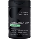 Sports Research® Ashwagandha Softgels med Coconut MCT Oil - Natural Adaptogen Made with Shoden® Ashwa for Relaxation, Calm & Sleep Support - Gluten Free & Vegan Friendly - 60 Count