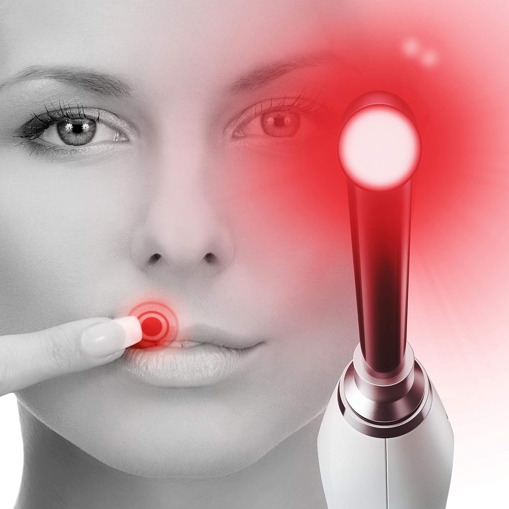 Luminance Red Den beprövade Lip Sore Device för smärtlindring och förvaltning