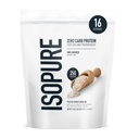 Isopure Zero Carb 100% Pure Whey Isolate Protein Powder, Lactose Free, Gluten Free, med vitaminer, Unflavored, 25g Protein Per Servering, 1 Lb, 16 portioner (Packaging May Vary)