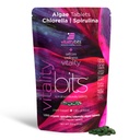 VITALITYbits - Organic Blended Spirulina & Chlorella tabletter - Alger Superfood - Energi, Självomsorg, Skönhet - Byt ut gröna, kosttillskott, protein, snacks - Vegan, Keto, Gluten Free - 1000 tabletter Bag