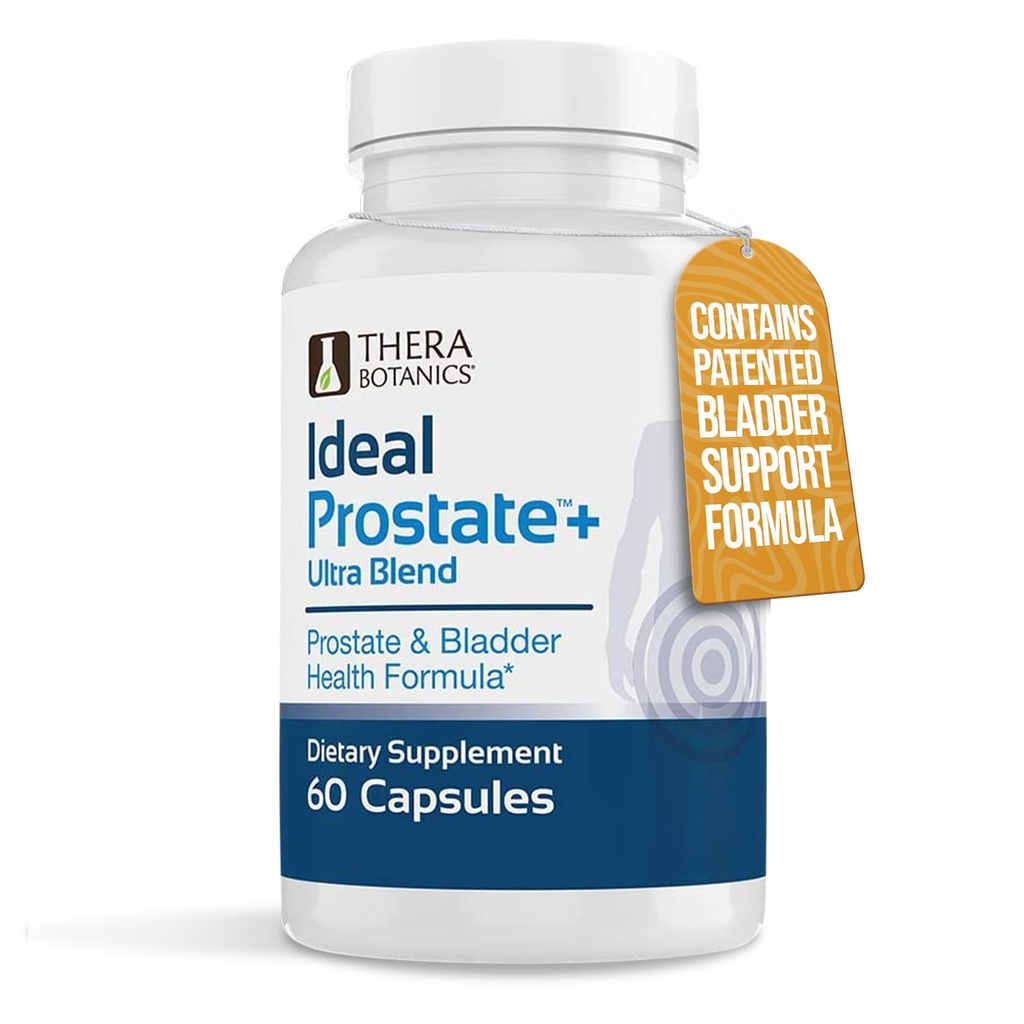 Advanced Men's Prostate Support av Ideal Prostate Plus Ultra med Reishi Mushroom, Saw Palmetto, Lycopene och mer för naturlig lättnad