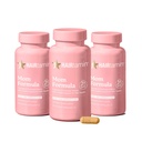 HAIRtamin MOM Vegan Prenatal & Postnatal Multivitamin Capsules & Hair Vitamins, Postpartum, Amning, Hår Naglar och Hud Vitaminer för Kvinnor med Biotin, Zink, Järn (3-Pack)