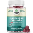 Sugar-Free Extra Strength Calm Magnesium Gummies för vuxna - Avkopplande Magnesium Citrate Gummies med Elemental Mag - Sleep Aid Soft Chews Raspberry smaksatt - Body & Mind Relaxation - 60 Count