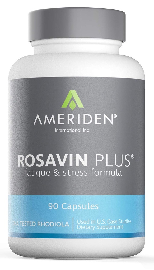 Rosavin Plus® med Electrolytes- Siberian Rhodiola rosea 90 V-kapslar 150 mg av AMERIDEN INTERNATIONAL, INC