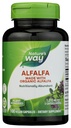 Naturens Vägen Alfalfa, Made With Organic Alfalfa, 1,215 mg per 3-kapsel servering, Alfalfa Herbal Capsule, Gluten Free, Vegan, 100 kapslar (Packaging May Vary)