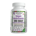 Vegan Multivitamin One-Daily (90 Veg tabletter). Komplett näringsstöd för växtbaserade, veganska eller vegetariska dieter. 26 väsentligheter med hög styrka i B12 & D3.