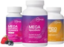 Microbiome Labs Whole Family Probiotic Bundle - MegaSporeBiotic för vuxna, Probiotiska Gummies för barn och FidoSpore Probiotics för hundar och katter