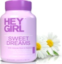 Sweet Dreams Capsules - Natural Sleep Support med Melatonin, L-Theanine, Valerian Root, Chamomile, Lemon Balm - 60 kapslar