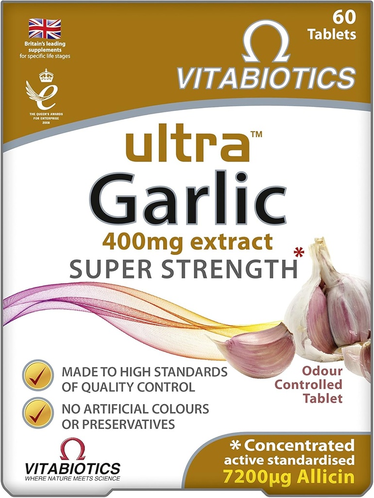 Ultra vitlök tabletter - paket med 60 tabletter