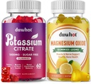 Kaliumcitrat Gummies 1000mg, Magnesium Oxide Gummies 400mg, Tillägg för vuxna