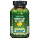 Irwin Naturals Mental Clarity Information Retention - 60 Liquid Soft-Gels - hjälper till att öka uppmärksamheten på detaljer och behålla och återkalla information snabbare - 30 totala portioner