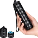Weekly Metal Pill Organizer - Travel Pill Box, Waterproof Pill Case, 7 Day Aluminum Alloy Pill Container, Portable Pill Holder for Medicine, Supplement, Fish Oil