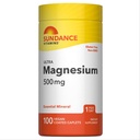 Sundance Magnesium Supplement | 500mg | Oxide | 100 Coated Caplets | Vegetarian, icke-GMO och Gluten Free